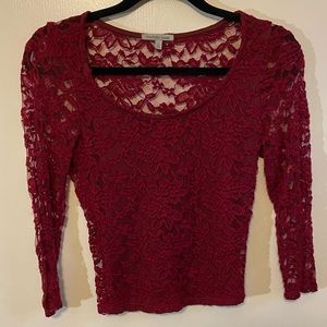 5 for $15 lace cropped top